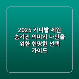 2025 카니발 제원: 숨겨진 의미와 나만을 위한 현명한 선택 가이드