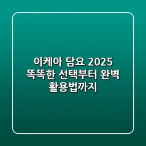 이케아 담요 2025: 똑똑한 선택부터 완벽 활용법까지