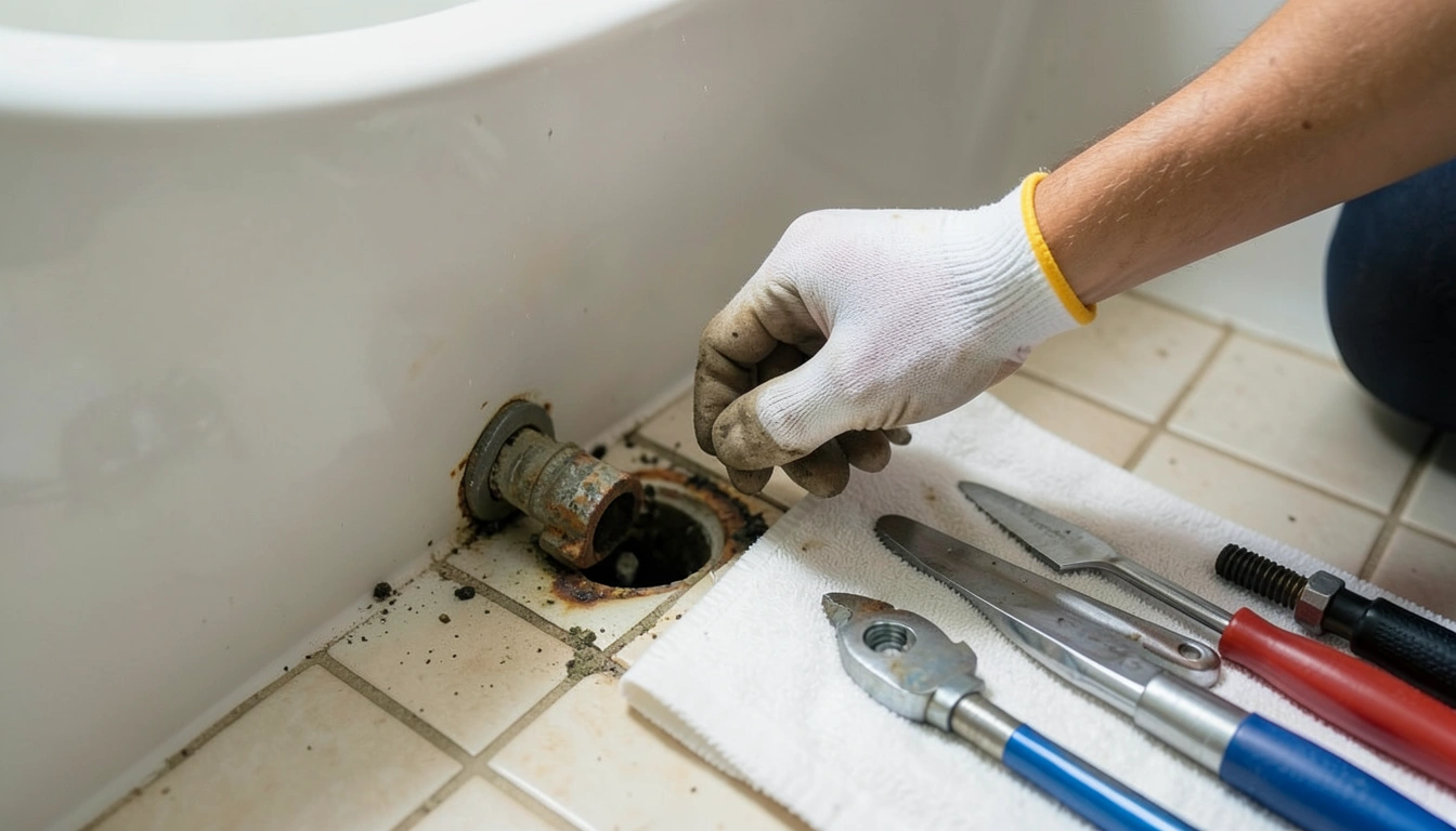 혼자 하기 어렵다면? 욕조트랩 누수, 파손, 악취, 전문가의 도움이 필요한 순간 (비용 가이드)
