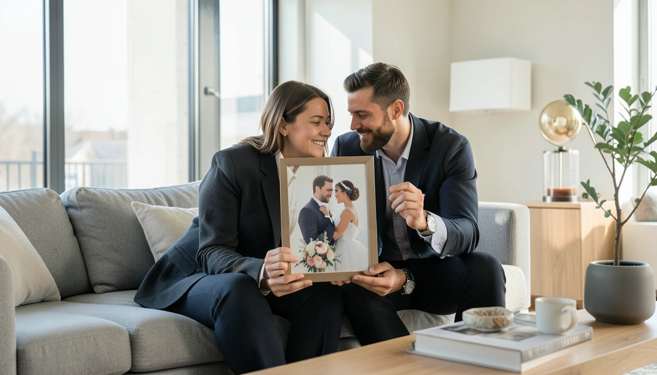 2025년 웨딩 액자 트렌드: 단순한 교체를 넘어선 스타일링