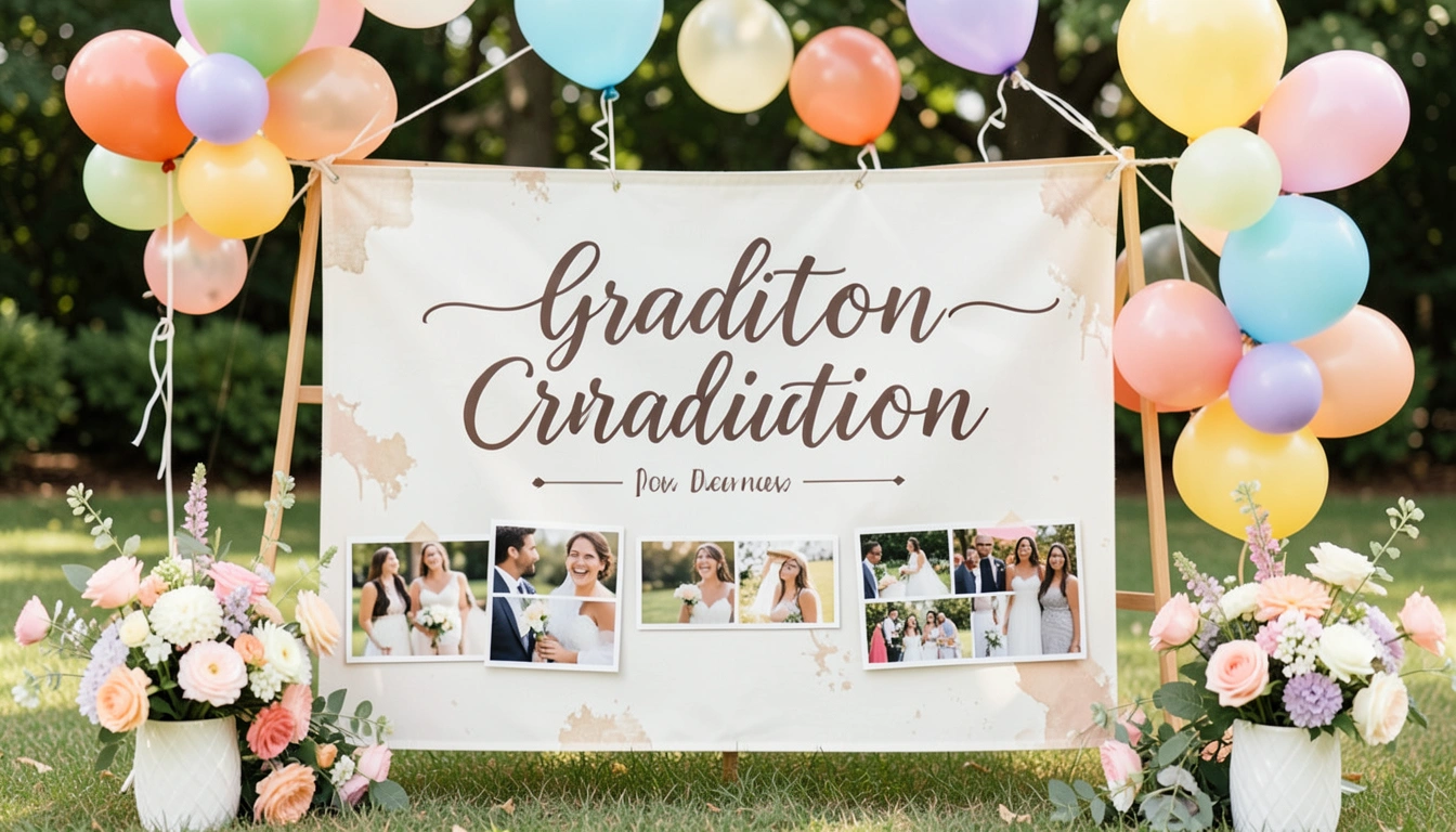 졸업 현수막 설치부터 포토존 연출까지: 완벽한 순간 만들기